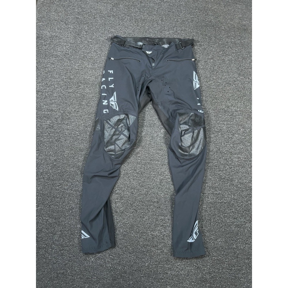 Fly Racing Pants Men's 30 (Fits 30x30) Black Radium Kinetic Padded Performance